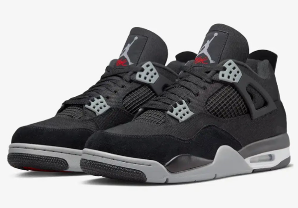 AIR JORDAN 4 SE BLACK ''CANVAS''