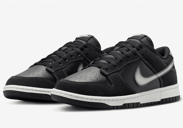 Dunk Low Airbrush Swoosh Black